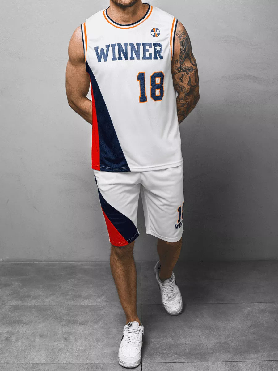 Balts vīriešu treniņtērps Winner