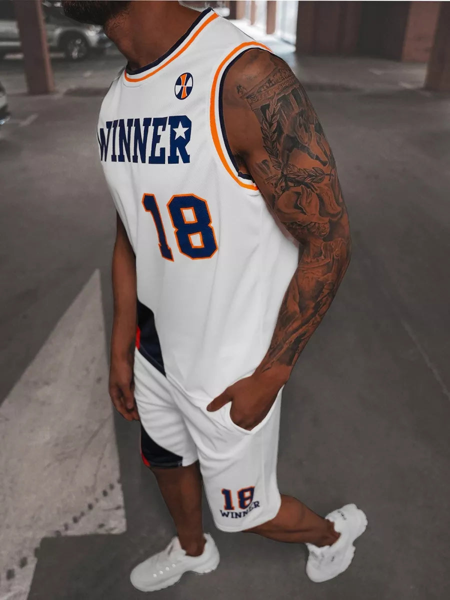 Balts vīriešu treniņtērps Winner