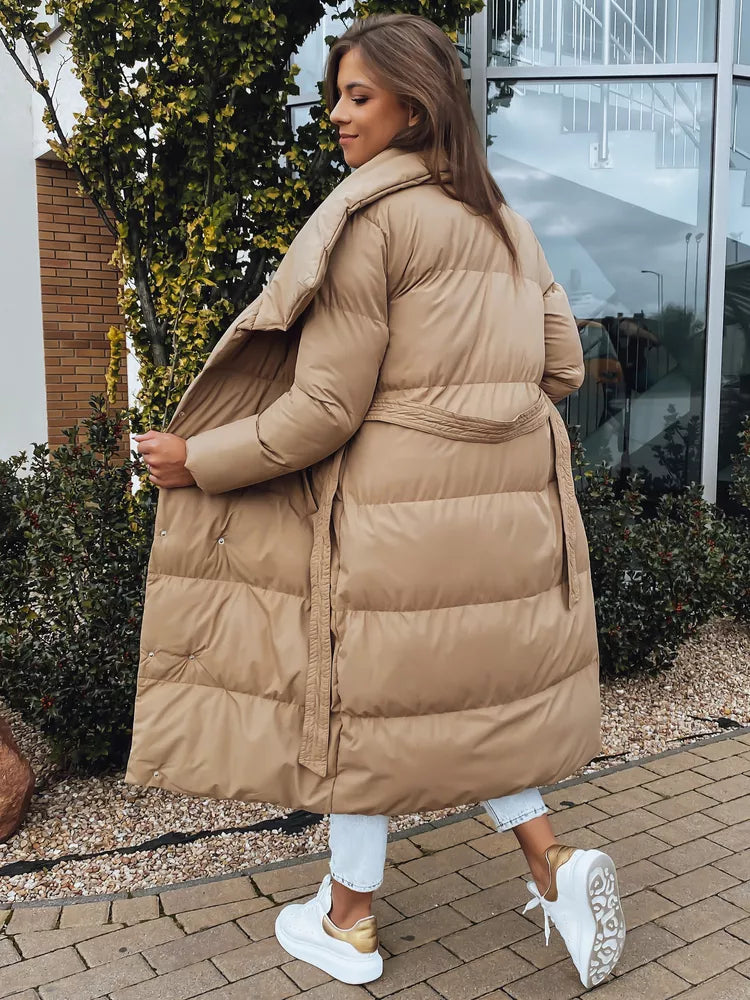 Bēša sieviešu stepēta jaka Favi