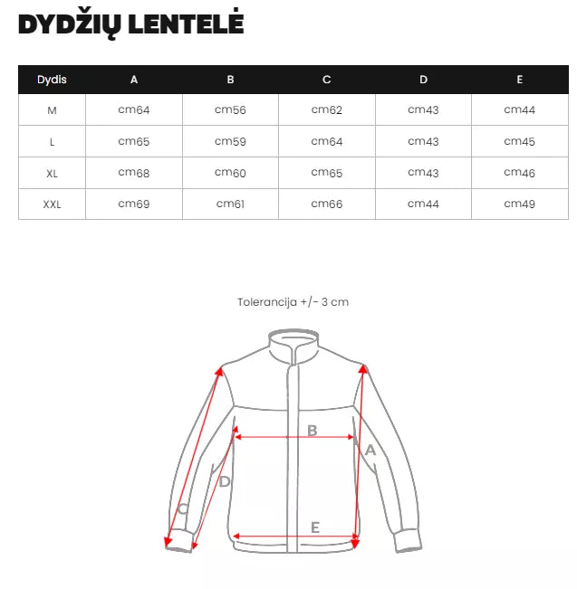 Bordo vīriešu jaka Route