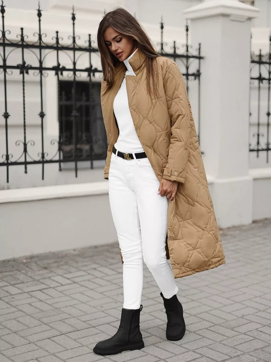 Brūna garā jaka Suker