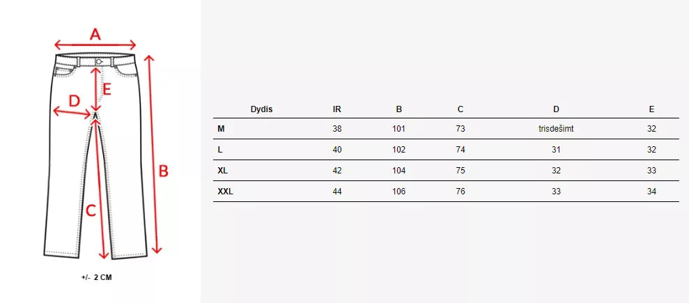 Vīriešu brūnas bikses Oldy