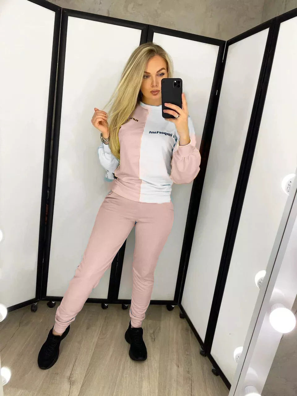 Brūns sieviešu sporta komplekts Rubi