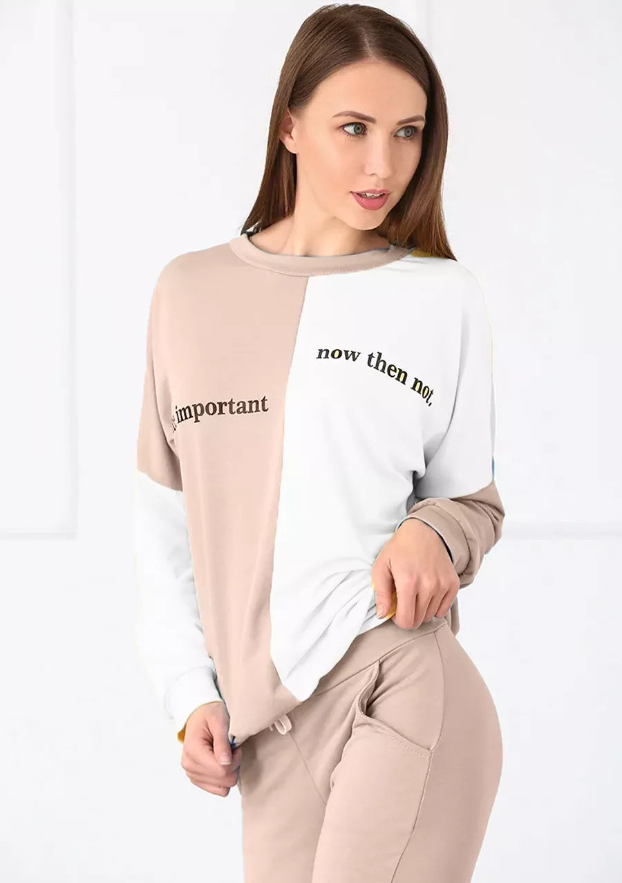 Brūns sieviešu sporta komplekts Rubi