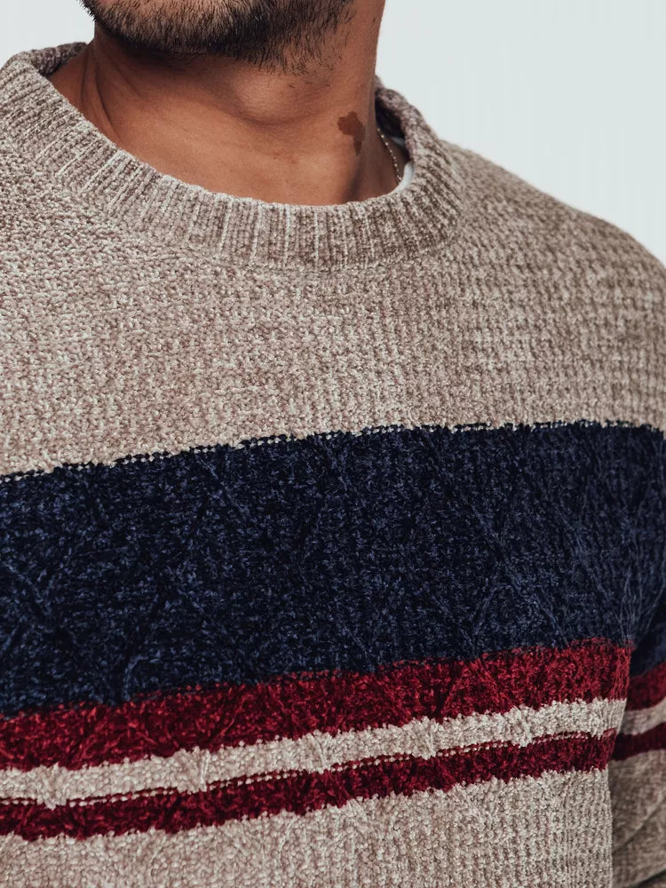 Vīriešu brūns džemperis Rich