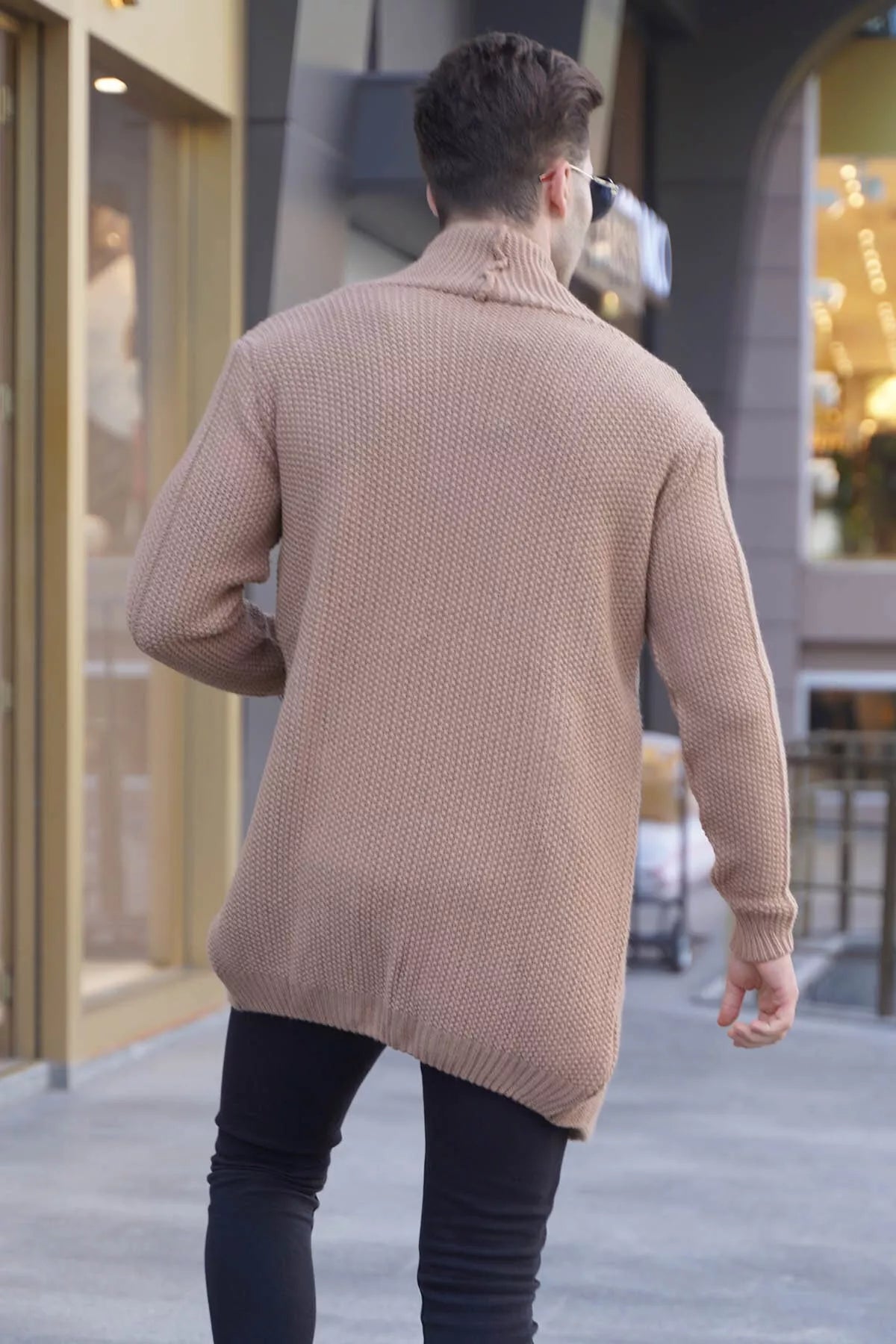 Brūns vīriešu džemperis Roget