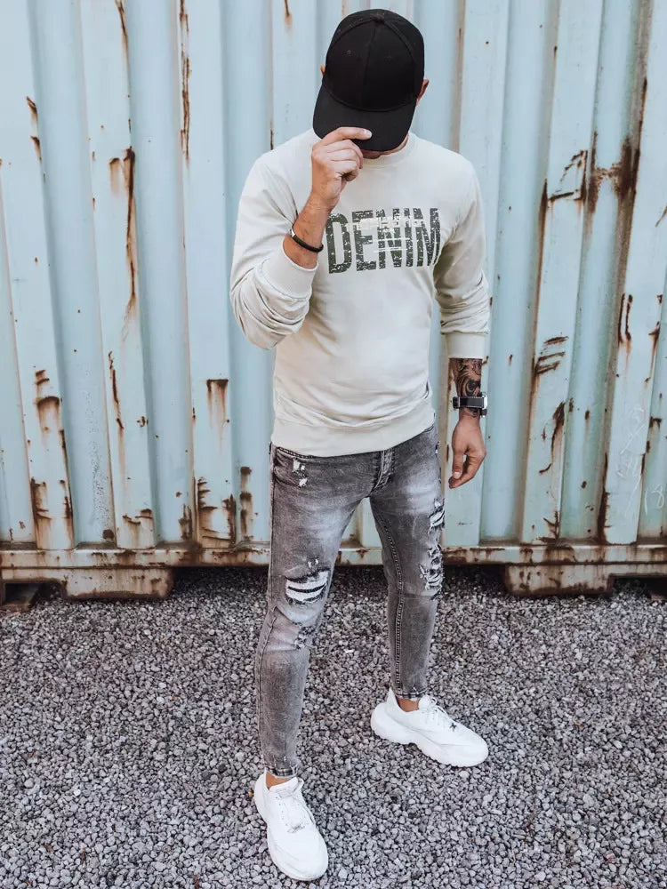 Brūns vīriešu džemperis Vovek