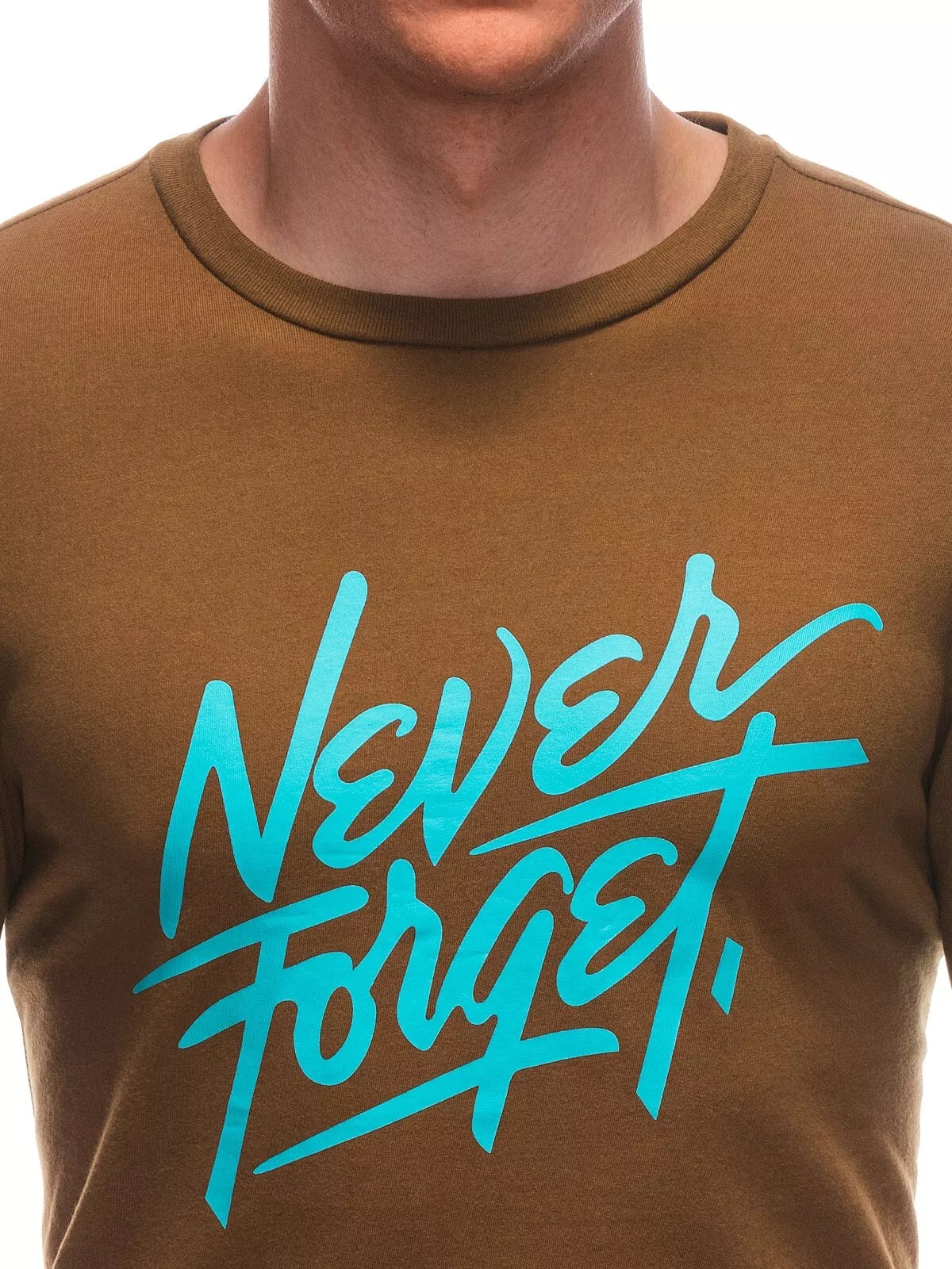 Vīriešu brūns T-krekls Forget