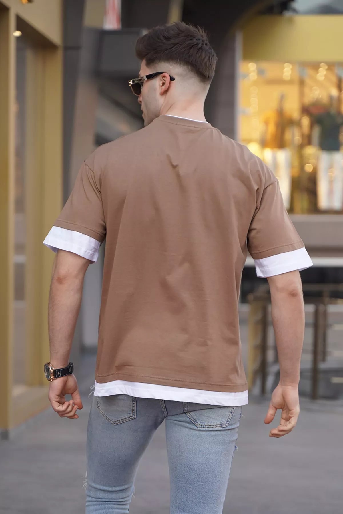 Brūns vīriešu krekls Zulu stilā