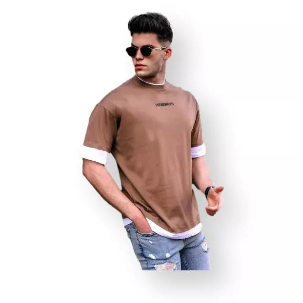 Brūns vīriešu krekls Zulu stilā