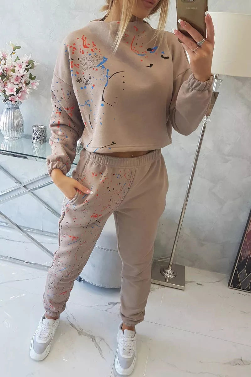 Sieviešu smilšu krāsas komplekts Splash.