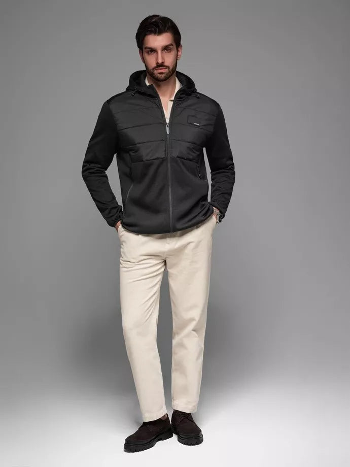 Vīriešu melna jaka Munt