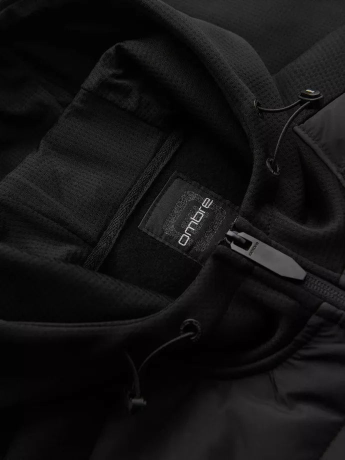 Vīriešu melna jaka Munt