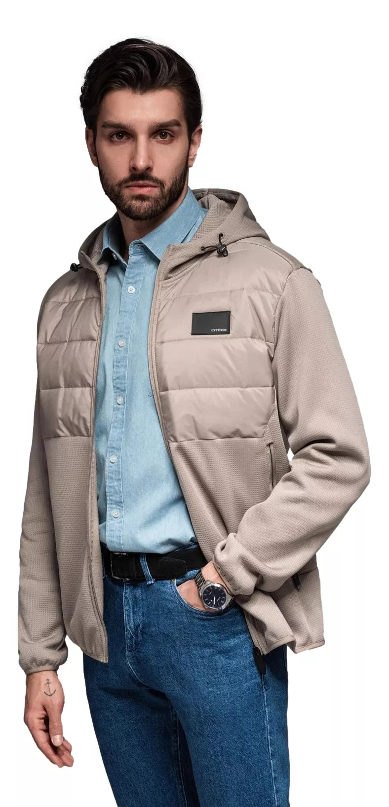 Vīriešu brūna jaka Munt