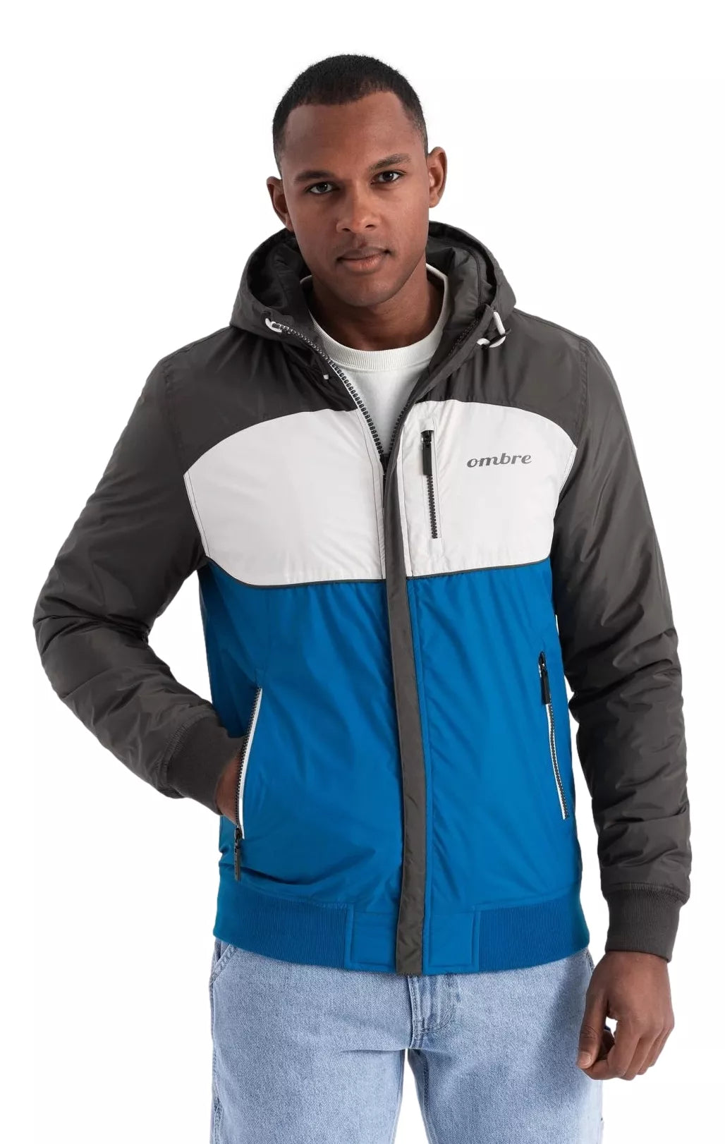 Vīriešu tumši pelēka jaka Inito