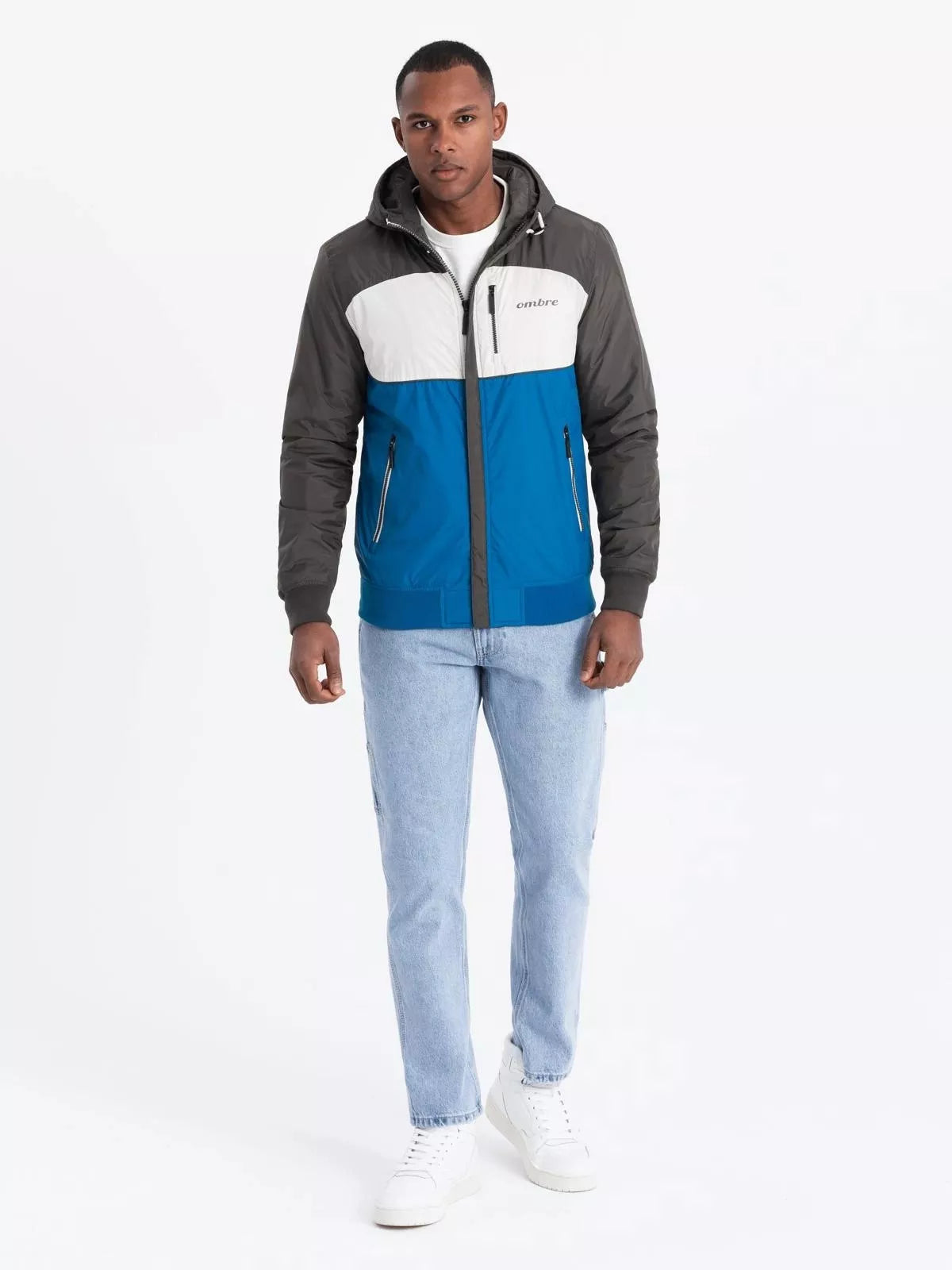 Vīriešu tumši pelēka jaka Inito