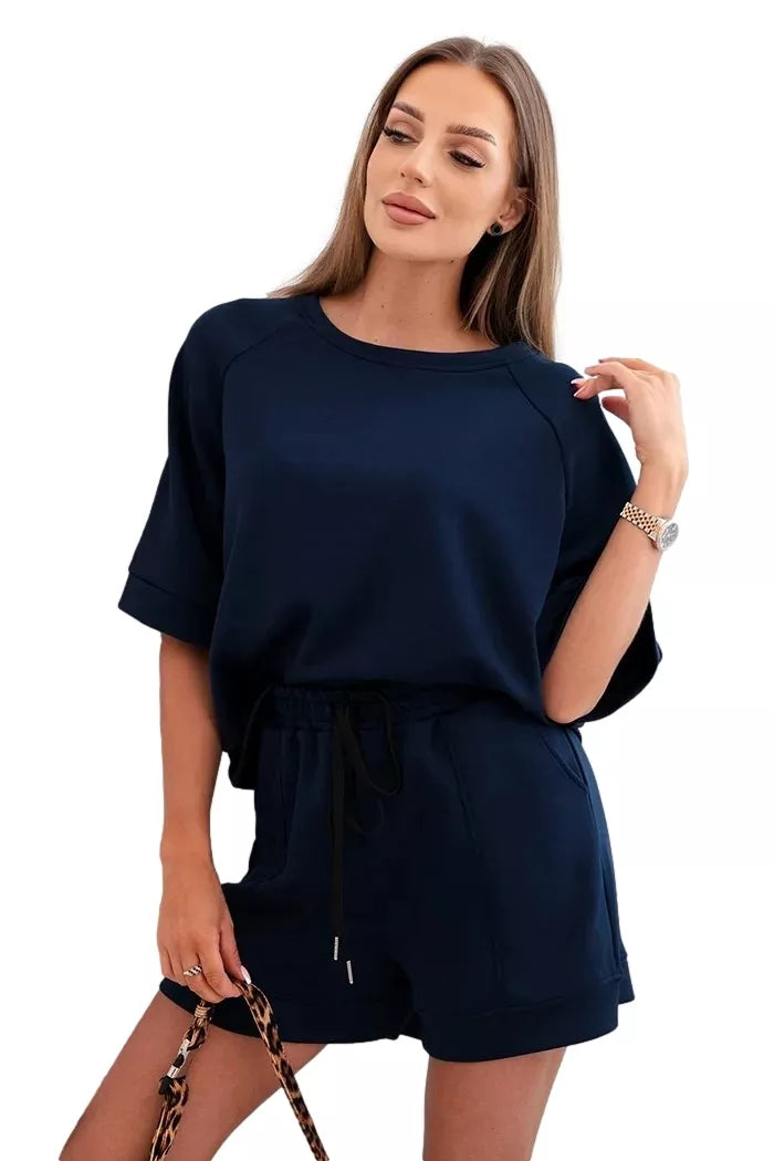 Sieviešu tumši zils komplekts Nika.