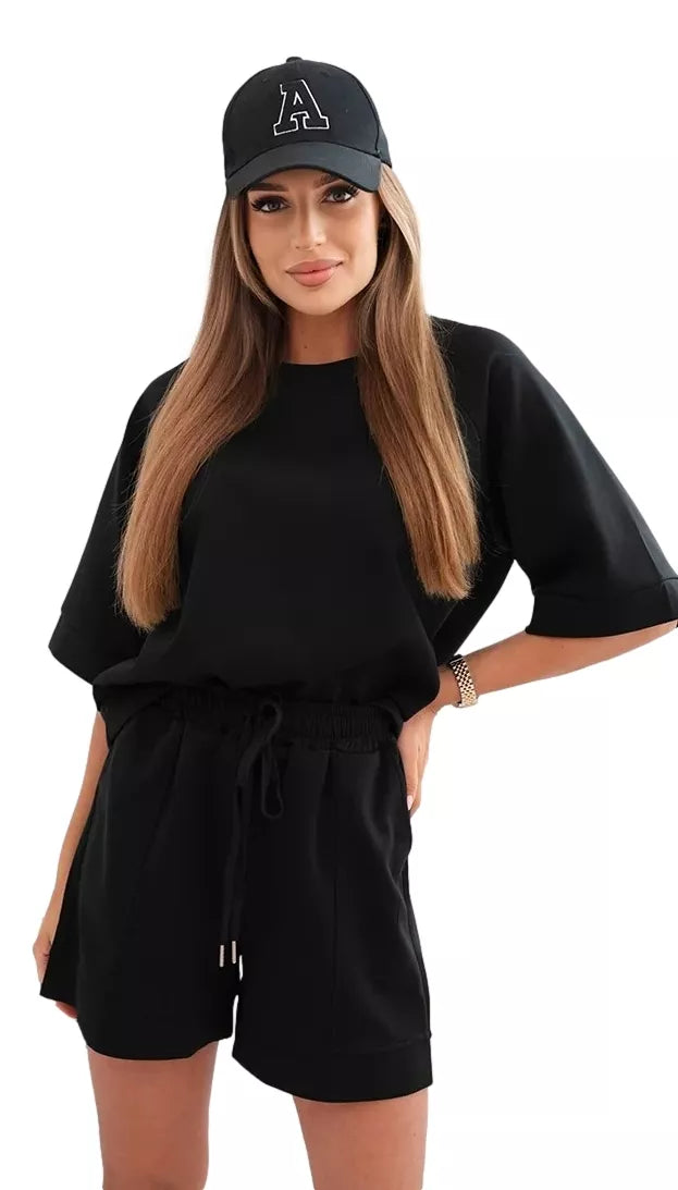 Sieviešu melns komplekts Nika.