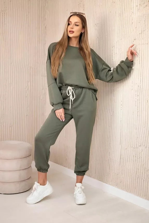 Sieviešu haki krāsas komplekts Vesta