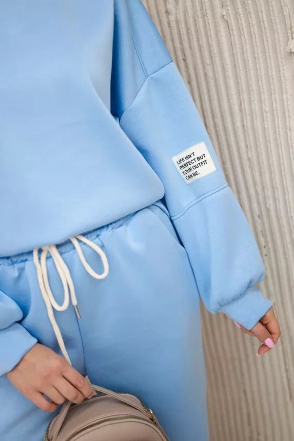 Sieviešu gaiši zils komplekts Vesta.