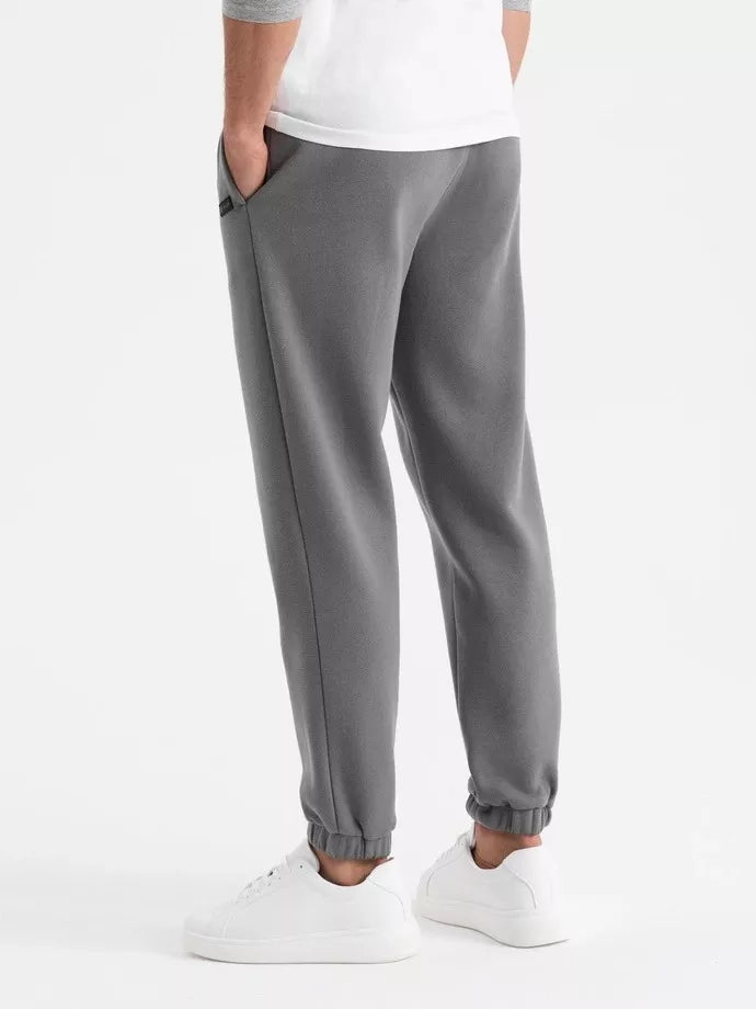 Unisex ikdienas tumši pelēkas bikses Argan