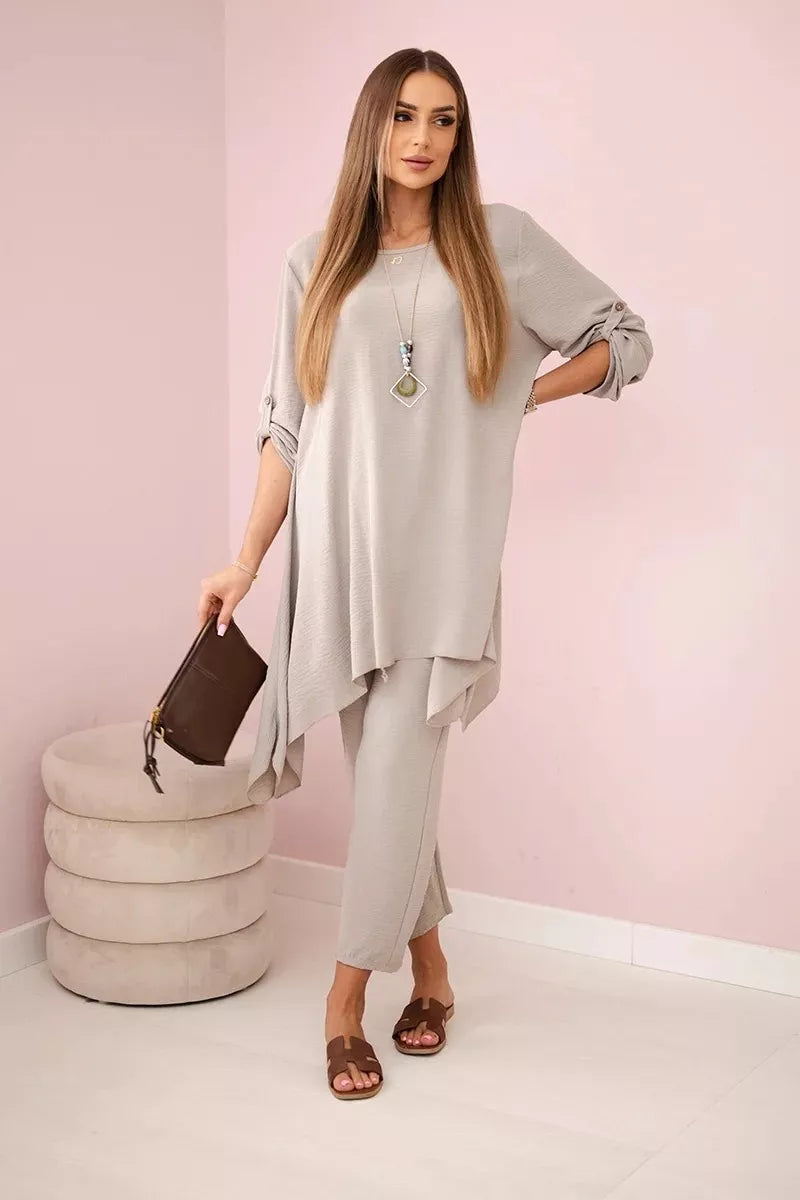 Sieviešu tumši brūns komplekts Elis