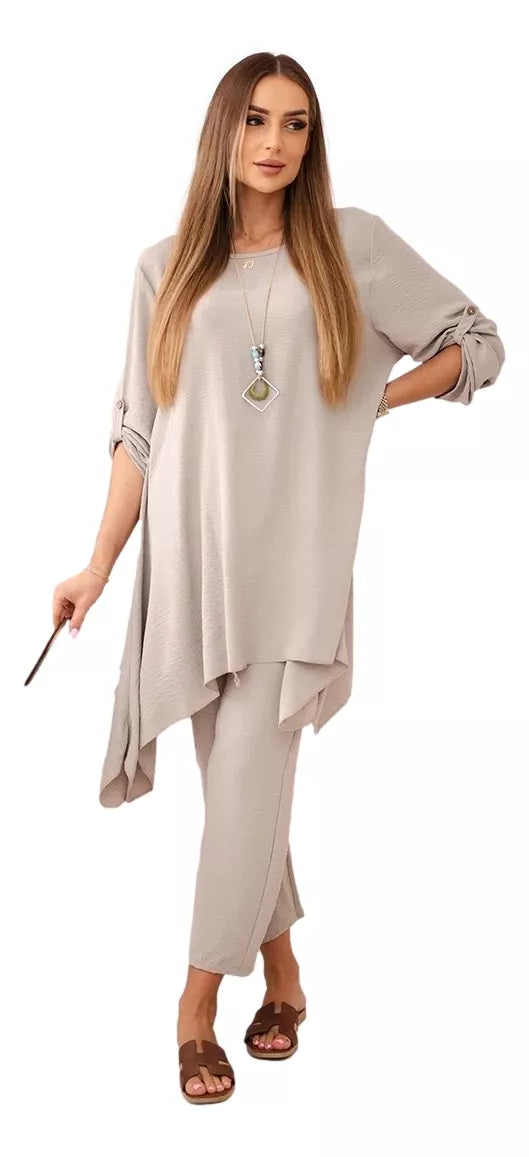 Sieviešu tumši brūns komplekts Elis