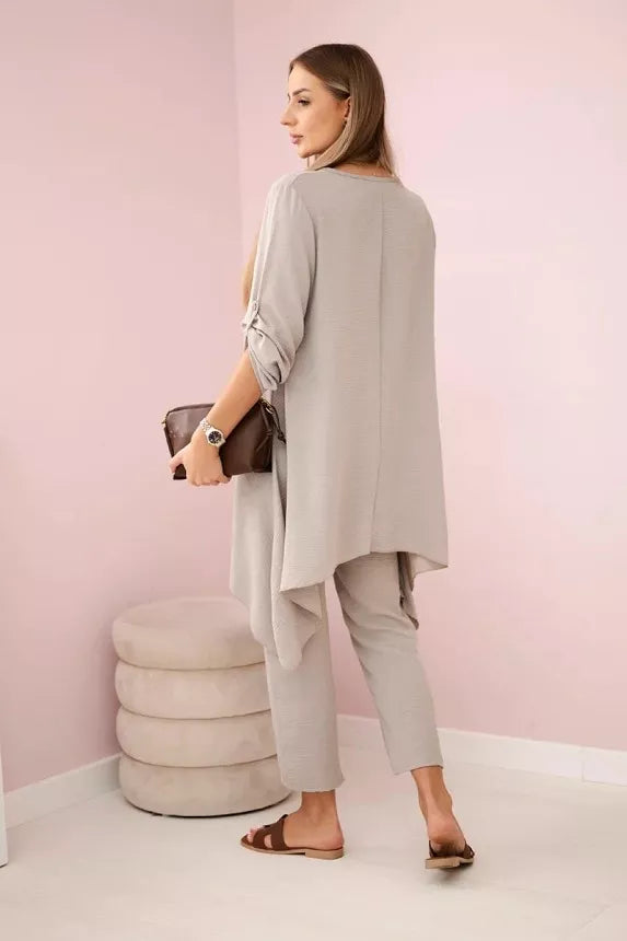 Sieviešu tumši brūns komplekts Elis