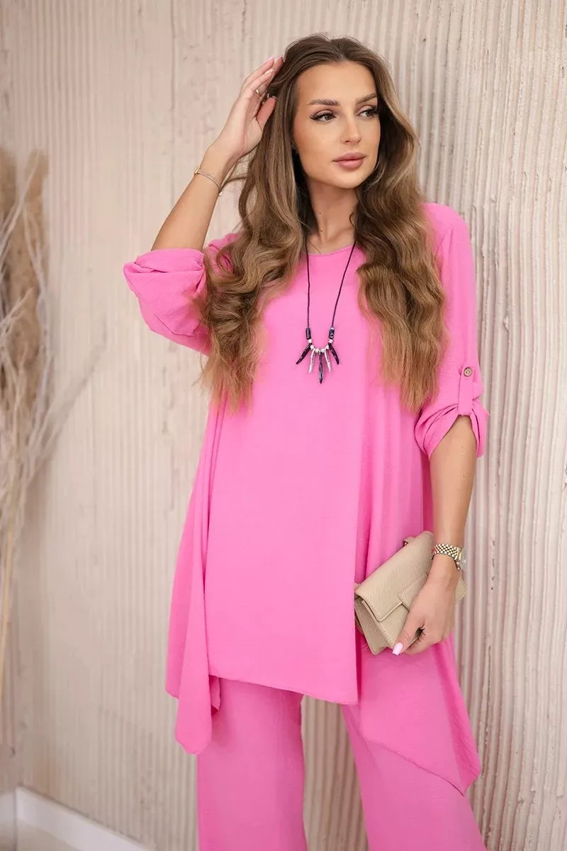 Sieviešu rozā komplekts Elis