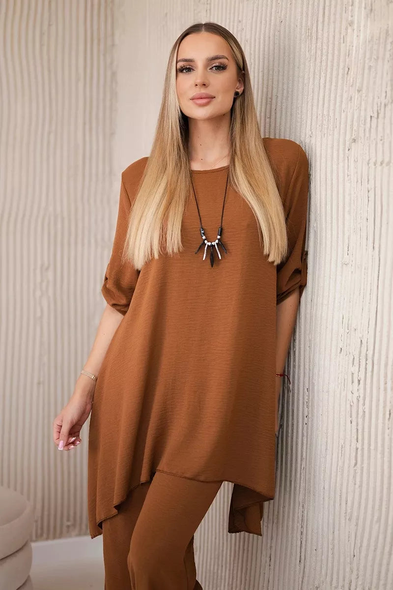 Sieviešu brūns komplekts Elis