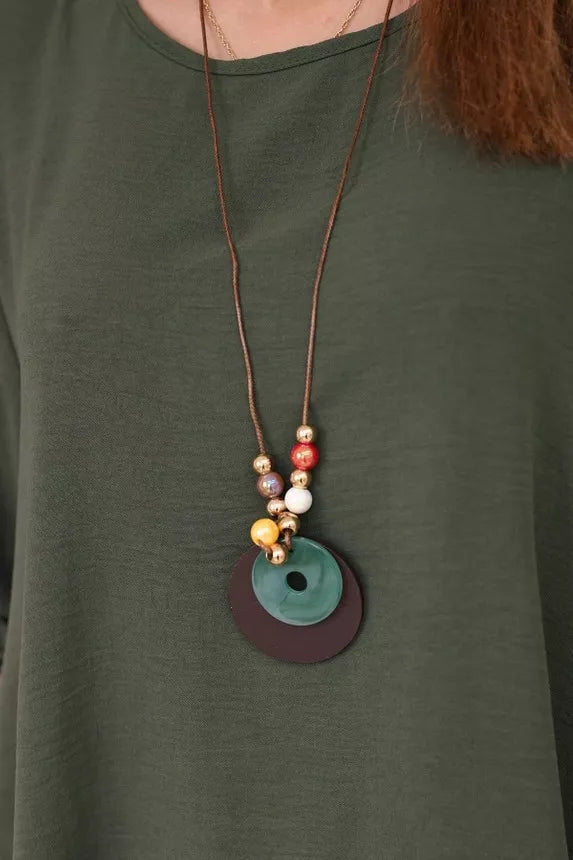 Sieviešu haki krāsas komplekts Elis