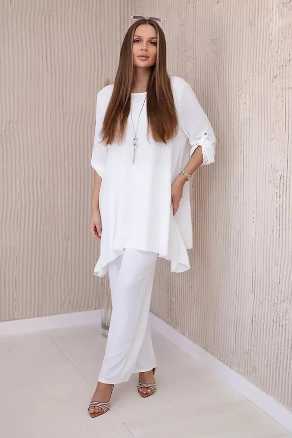 Sieviešu balts komplekts Elis