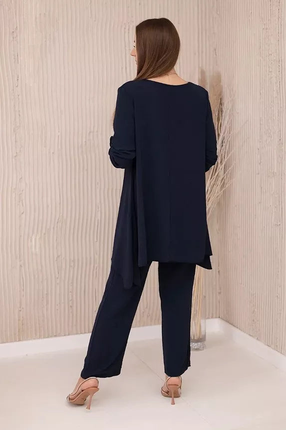 Sieviešu tumši zils komplekts Elis
