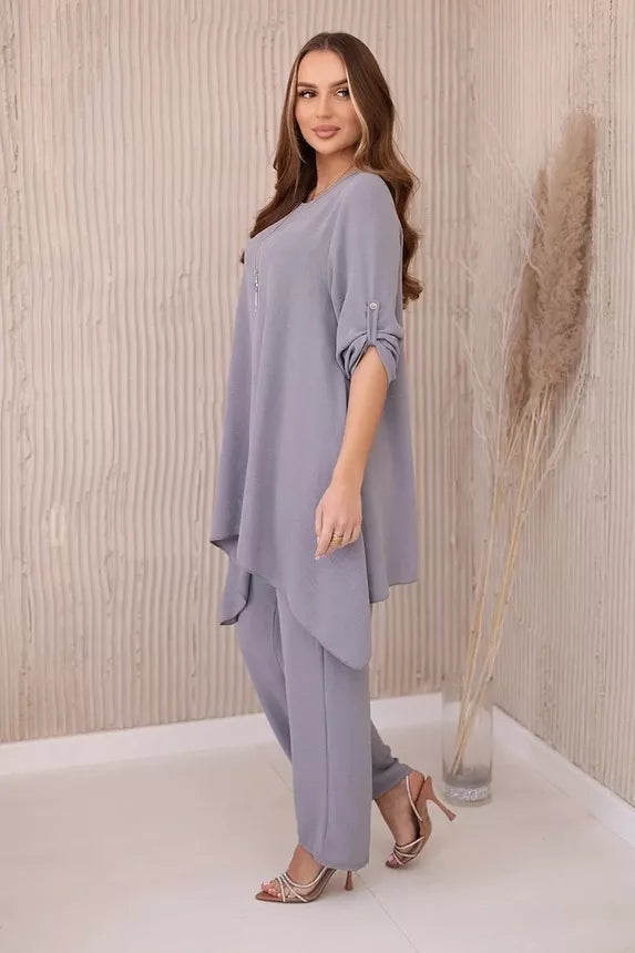 Sieviešu pelēks komplekts Elis