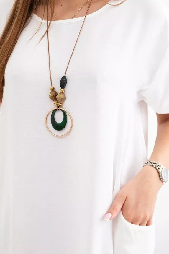 Balta kleita ar kabatām un kulonu Deli 