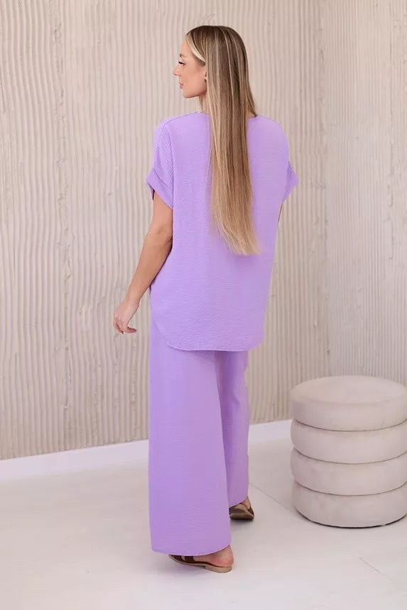 Sieviešu komplekts Lebelle, violetā krāsā.