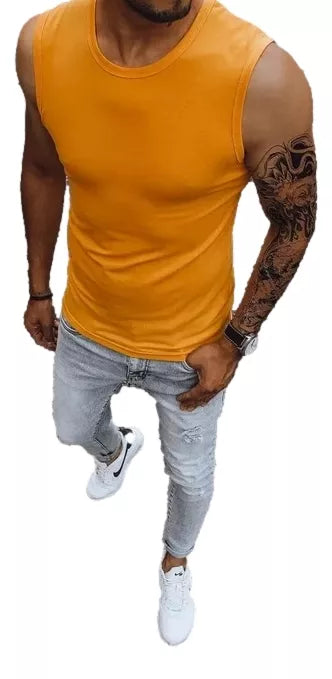 Vīriešu oranžs T-krekls Lock