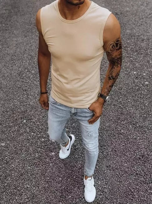 Vīriešu brūns T-krekls Lock