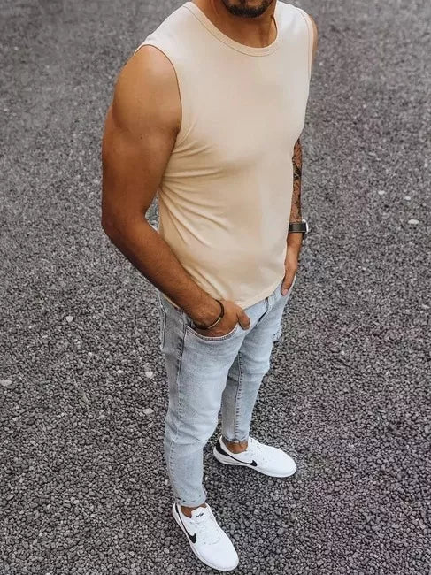 Vīriešu brūns T-krekls Lock