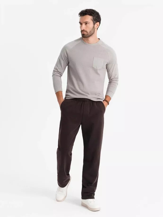 Vīriešu pelēks garroku T-krekls Doug