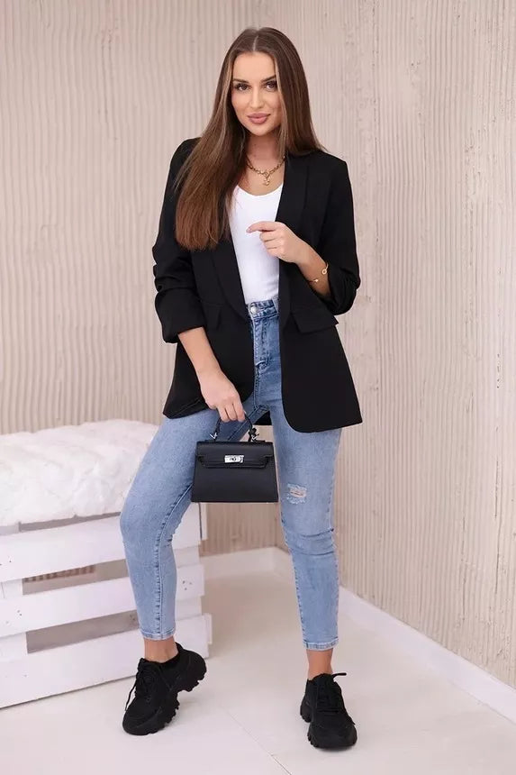 Sieviešu melna jaka Florita