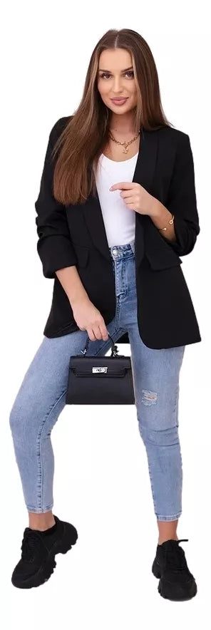 Sieviešu melna jaka Florita