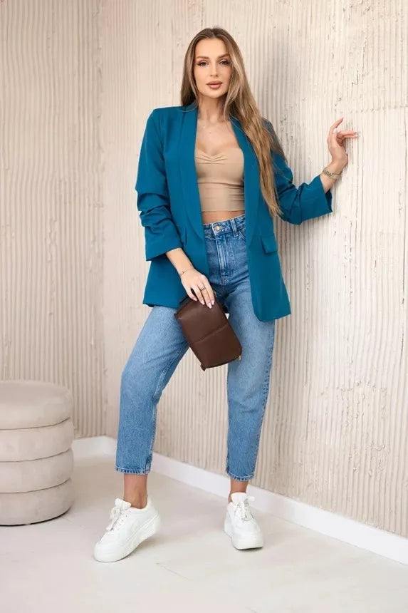 Sieviešu tirkīza jaka Florita