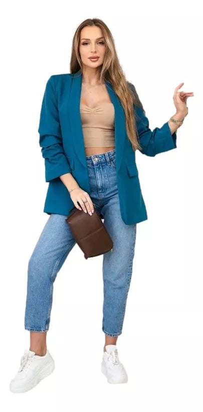 Sieviešu tirkīza jaka Florita