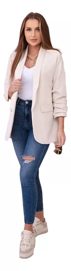 Sieviešu gaiši brūna jaka Florita