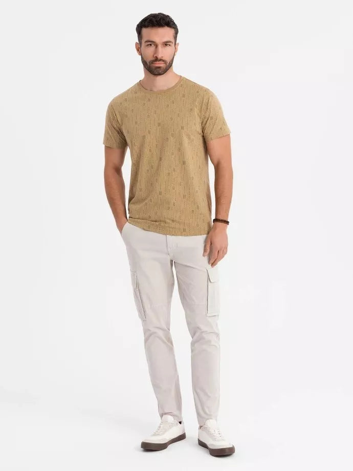 Vīriešu brūns T-krekls Authentic