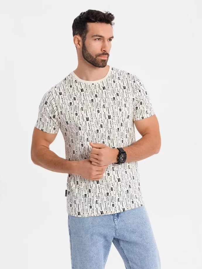 Vīriešu balts T-krekls Authentic