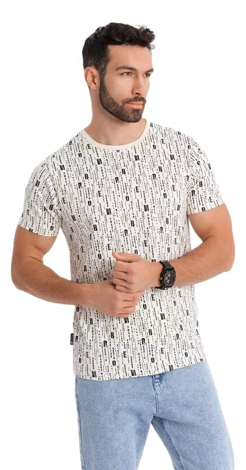 Vīriešu balts T-krekls Authentic