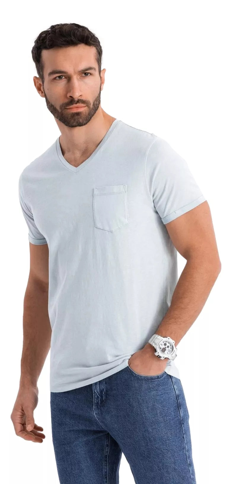 Vīriešu pelēks T-krekls Montel