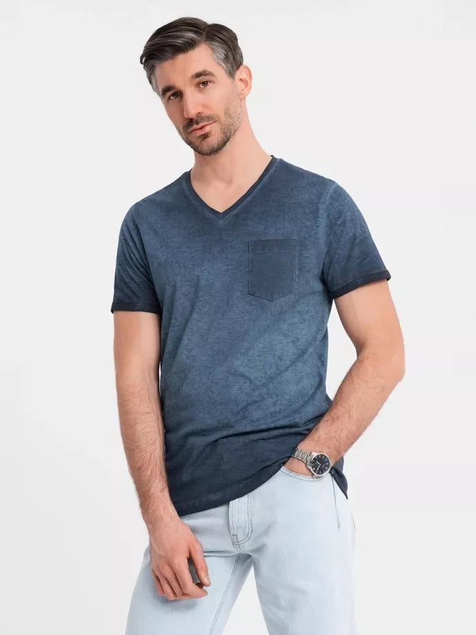 Vīriešu tumši zils Montel T-krekls